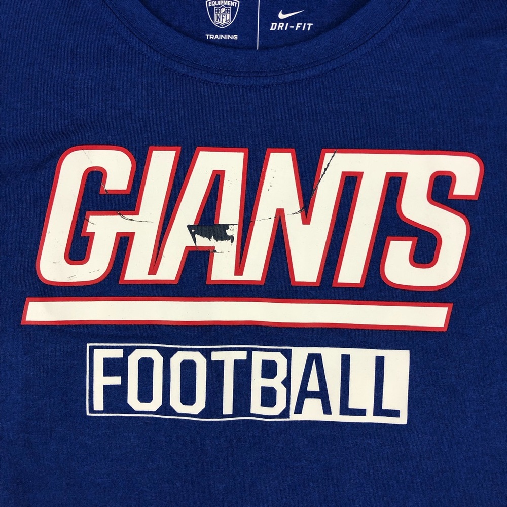 Nike New York Giants Football Dri-Fit T Shirt - Picture 3 of 8